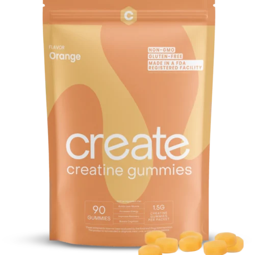Create Creatine Gummies for Men & Women - Orange Flavor